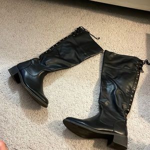 Alto black leather boots sz7